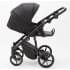 Детская коляска Adamex Mobi 2 в 1 M-PS37 Черный Кожа