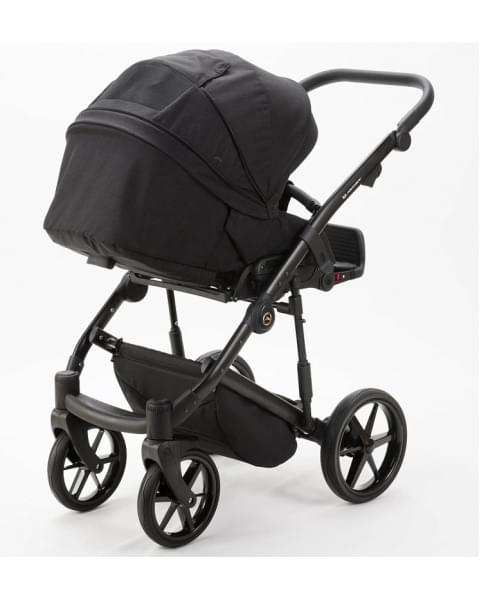 Детская коляска Adamex Mobi 2 в 1 M-PS37 Черный Кожа