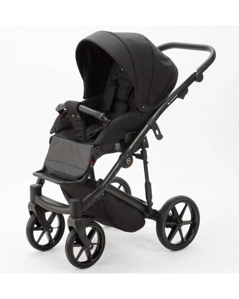 Детская коляска Adamex Mobi 2 в 1 M-PS37 Черный Кожа