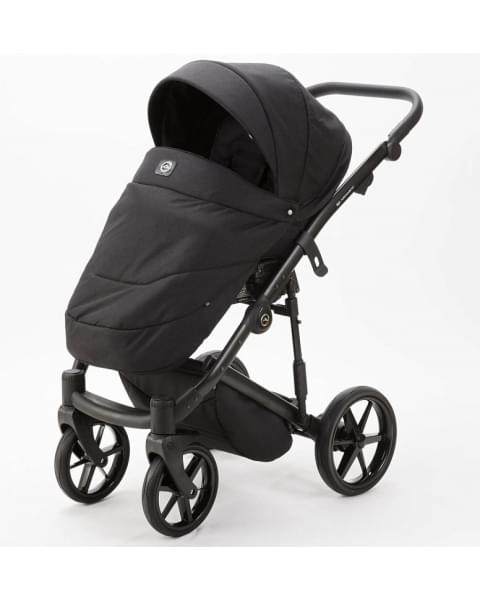 Детская коляска Adamex Mobi 2 в 1 M-PS37 Черный Кожа