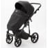 Детская коляска Adamex Mobi 2 в 1 M-PS37 Черный Кожа