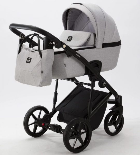 Детская коляска Adamex Mobi 2 в 1 M-TK01 Светло-серый