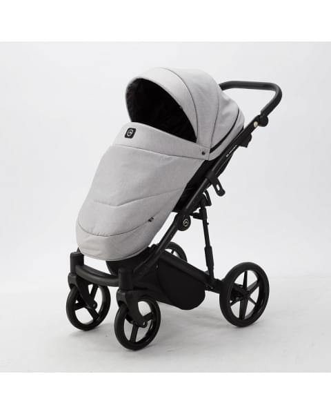 Детская коляска Adamex Mobi 2 в 1 M-TK01 Светло-серый