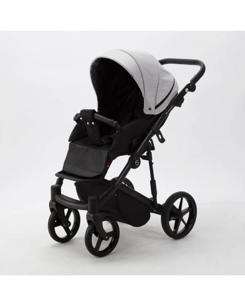 Детская коляска Adamex Mobi 2 в 1 M-TK01 Светло-серый