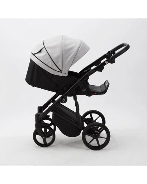 Детская коляска Adamex Mobi 2 в 1 M-TK01 Светло-серый