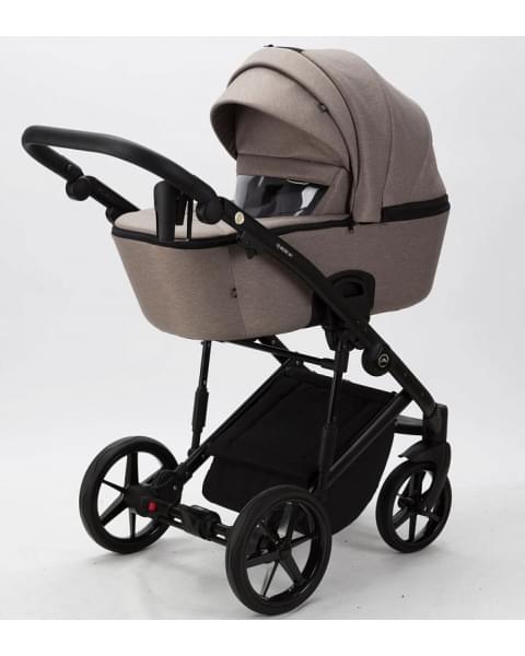 Детская коляска Adamex Mobi 2 в 1 M-TK22 (ТЕМНО-БЕЖЕВЫЙ)