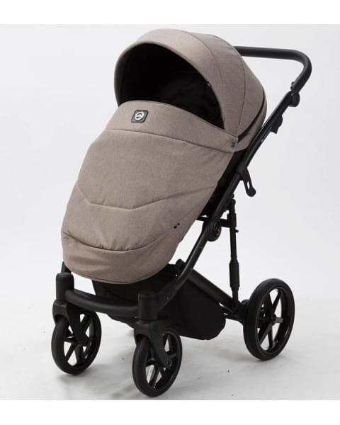 Детская коляска Adamex Mobi 2 в 1 M-TK22 (ТЕМНО-БЕЖЕВЫЙ)