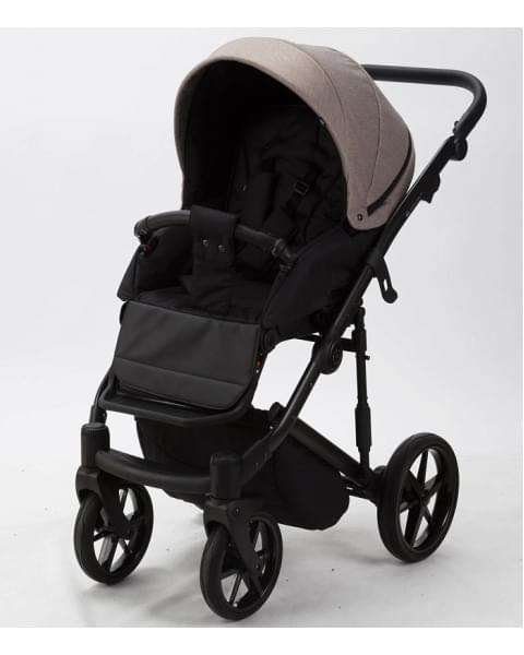 Детская коляска Adamex Mobi 2 в 1 M-TK22 (ТЕМНО-БЕЖЕВЫЙ)