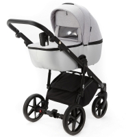 Детская коляска Adamex Nola 3 в 1 N-PS89 (СВ.СЕР + СЕРЕБРИСТАЯ КОЖА)
