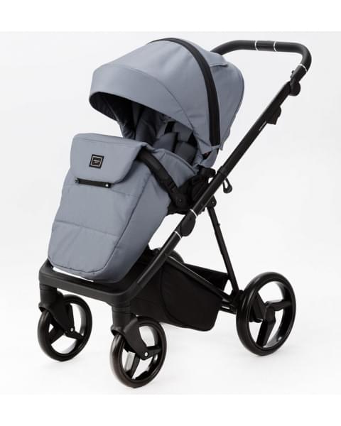 Детская коляска Adamex Quantum 2 в 1 Q-TK19 (Т.СЕРЫЙ)