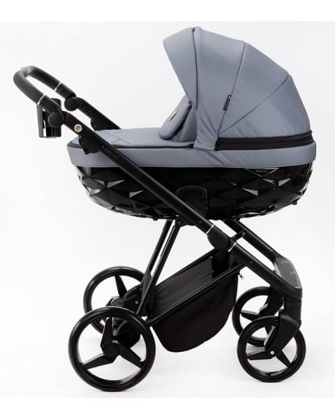 Детская коляска Adamex Quantum 2 в 1 Q-TK19 (Т.СЕРЫЙ)