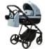 Детская коляска Adamex Quantum 3 в 1 Q-TK101 (СЕРО-ГОЛУБОЙ)