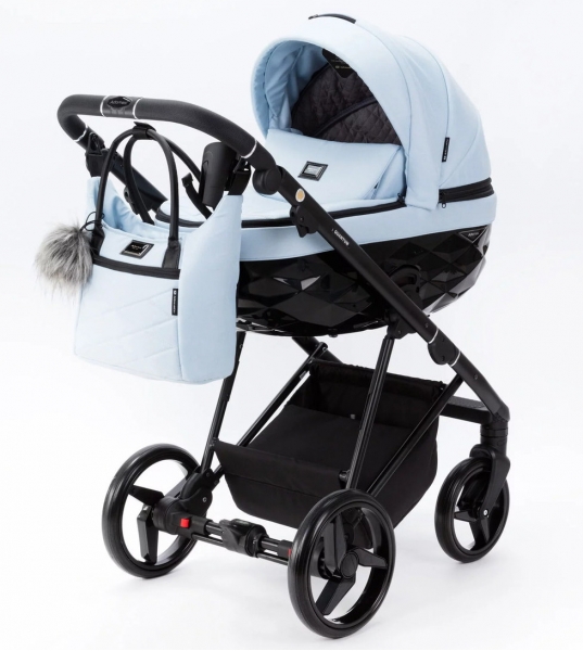 Детская коляска Adamex Quantum 3 в 1 Q-TK25 (ГОЛУБОЙ)