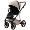 Детская коляска Adamex Quantum Superstar Deluxe 2 в 1 Q-STAR155-K (СВ.БЕЖ.КОЖА+СВ.БЕЖ.ДНО+БЕЖ.РАМА)