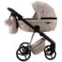 Детская коляска Adamex Quantum Superstar Deluxe 2 в 1 Q-STAR155-K (СВ.БЕЖ.КОЖА+СВ.БЕЖ.ДНО+БЕЖ.РАМА)