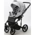 Детская коляска Adamex Rimini 2 в 1 RI13-LUX СВ.СЕР.БЕРЕЗКА+ЧЕРН.КОЖА+СЕРЕБР.ОТДЕЛКА