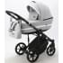Детская коляска Adamex Rimini 2 в 1 RI76-TIP СВ.СЕР+СВ.СЕР.КОЖА+БЕЛ.ОТДЕЛКА