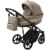Детская коляска Adamex Rimini Deluxe 2 в 1 RI214 Т.БЕЖ.КОЖА+ЗОЛОТО.ОТДЕЛКА