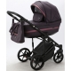 Детская коляска Adamex Rimini Deluxe 3 в 1 RI236 СЛИВОВАЯ.КОЖА+Т.СИРЕНЬ.ПЕРЛ.ОТДЕЛКА