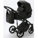 Детская коляска Adamex Zico Deluxe 3 в 1 Z-SA02 ЧЁРН.КОЖА