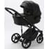 Детская коляска Adamex Zico Deluxe 3 в 1 Z-SA02 ЧЁРН.КОЖА