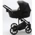 Детская коляска Adamex Zico Deluxe 3 в 1 Z-SA02 ЧЁРН.КОЖА