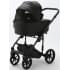 Детская коляска Adamex Zico Deluxe 3 в 1 Z-SA02 ЧЁРН.КОЖА