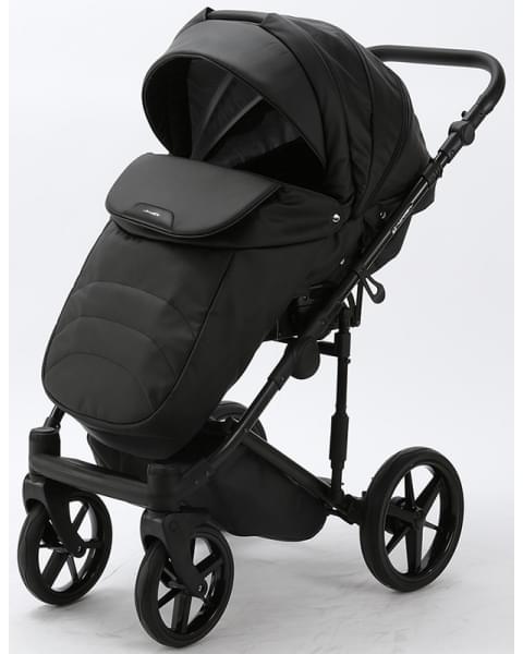 Детская коляска Adamex Zico Deluxe 3 в 1 Z-SA02 ЧЁРН.КОЖА