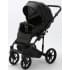 Детская коляска Adamex Zico Deluxe 3 в 1 Z-SA02 ЧЁРН.КОЖА