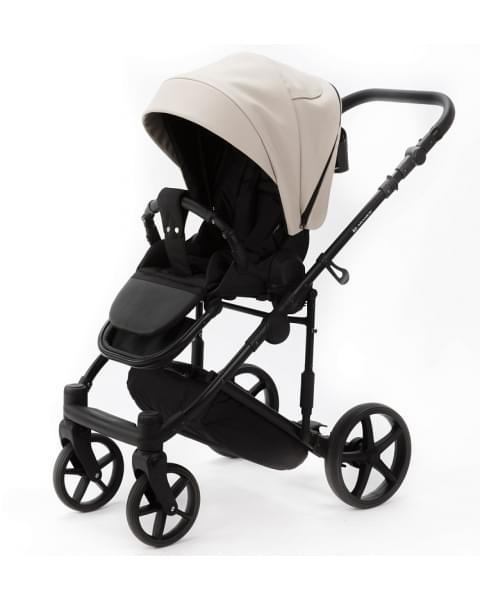 Детская коляска Adamex Zico Deluxe New 2 в 1 ZN-SA07 (СВЕТЛО-БЕЖЕВАЯ КОЖА)