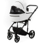 Детская коляска Adamex Zico Deluxe New 3 в 1 ZN-SA01 (БЕЛАЯ КОЖА)