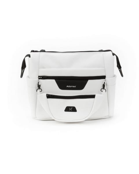 Детская коляска Adamex Zico Deluxe New 3 в 1 ZN-SA01 (БЕЛАЯ КОЖА)