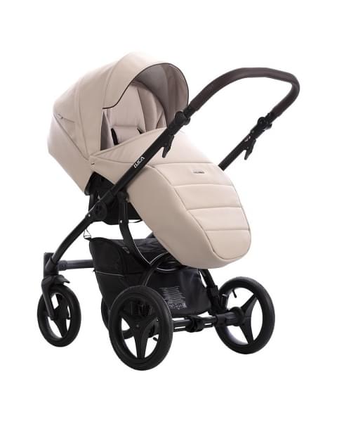Детская коляска Bebetto Luca Pro 2 в 1 30 св.бежевая кожа