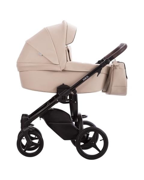 Детская коляска Bebetto Luca Pro 2 в 1 30 св.бежевая кожа