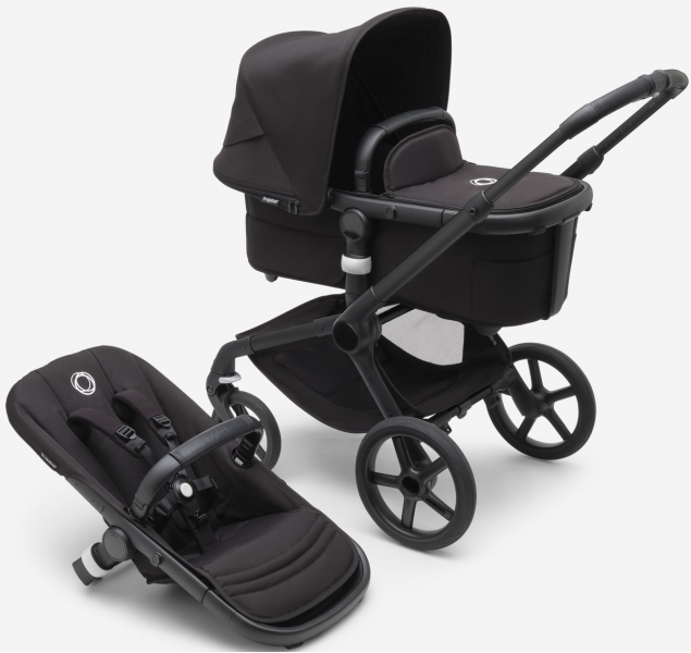 Детская коляска Bugaboo Fox 5 Complete 2 в 1 Black/Midnight Black/Midnight Black