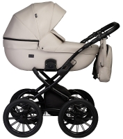 Детская коляска Indigo Mio Eco Plus 14 2 в 1 02 св.бежевая кожа