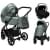 Детская коляска Noordi Fjordi V2 3 в 1 с автокреслом Terra Black 1462842 Fern