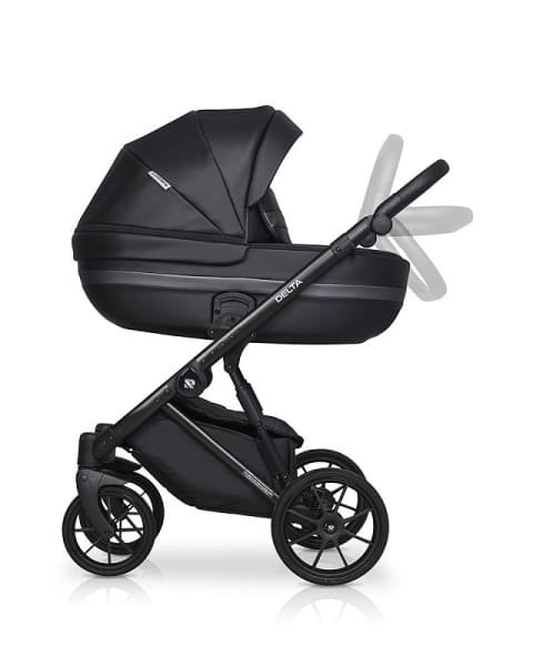 Детская коляска Riko Basic Delta Ecco 2 в 1 15 black