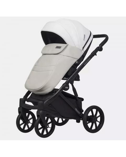 Детская коляска Riko Basic Montana Ecco 3 в 1 32 White-Light Silver