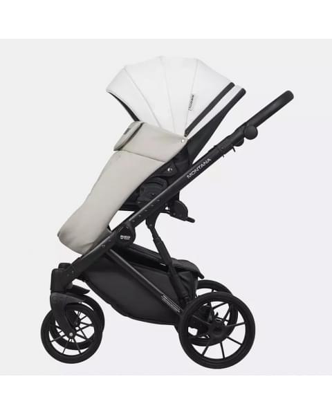 Детская коляска Riko Basic Montana Ecco 3 в 1 32 White-Light Silver