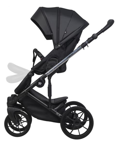 Детская коляска Riko Nano Thermo 2 в 1 01 Black (черный)