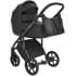 Детская коляска Roan Bass Next Кожа 2 в 1 RN088/1 Black/Black