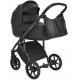 Детская коляска Roan Bass Next Кожа 2 в 1 RN088/1 Black/Black