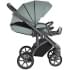 Детская коляска Roan Bass Next Кожа 3 в 1 с автокреслом Tutis Elo Lux EduSky Black RN085/1 Misti Mint