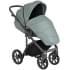 Детская коляска Roan Bass Next Кожа 3 в 1 с автокреслом Tutis Elo Lux EduSky Black RN085/1 Misti Mint