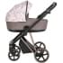 Детская коляска Roan Sol Flowers 3 в 1 с автокреслом Tutis Elo Lux EduSky Black RSF/5001 Powder/Rose gold