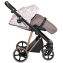 Детская коляска Roan Sol Flowers 3 в 1 с автокреслом Tutis Elo Lux EduSky Black RSF/5001 Powder/Rose gold