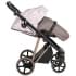 Детская коляска Roan Sol Flowers 3 в 1 с автокреслом Tutis Elo Lux EduSky Black RSF/5001 Powder/Rose gold