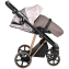 Детская коляска Roan Sol Flowers 3 в 1 с автокреслом Tutis Elo Lux EduSky Black RSF/5001 Powder/Rose gold