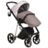 Детская коляска Roan Sol Flowers 3 в 1 с автокреслом Tutis Elo Lux EduSky Black RSF/5001 Powder/Rose gold